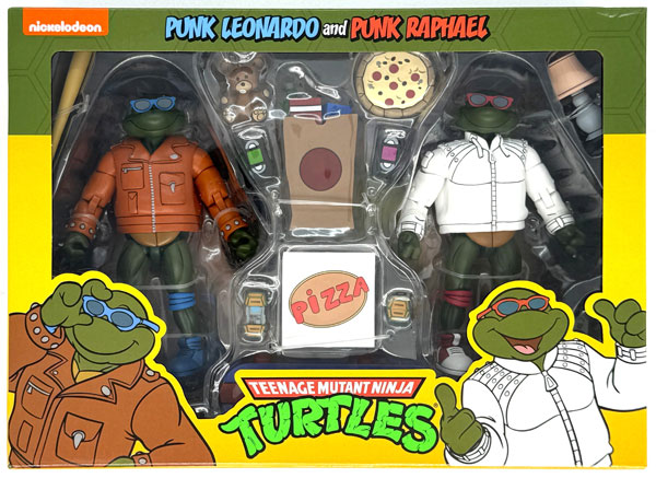 TMNT Cartoon animation/ パンク レオナルド ＆ ラファエロ 7インチ