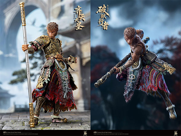 特典】孫悟空 斉天大聖＆破獄の行者 1/12スケール可動フィギュア 2体