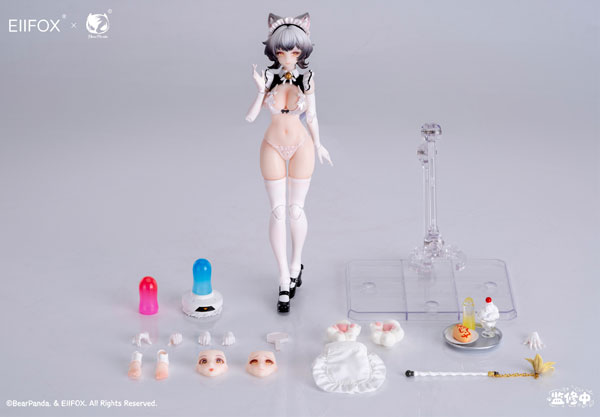 【特典】猫メイド 小プリン 1/12 塗装済み 完成品アクションフィギュア