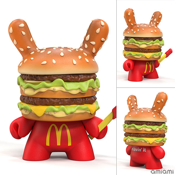 マクドナルド/ DUNNY ビッグマック 8インチ アートフィギュア[キッド