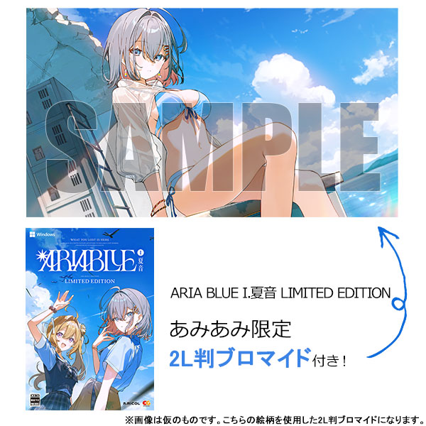 あみあみ限定特典】PCソフト ARIA BLUE I.夏音 LIMITED EDITION