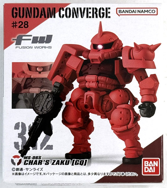 中古】(本体A-/箱B)FW GUNDAM CONVERGE #28 シャア専用ザク(GQ