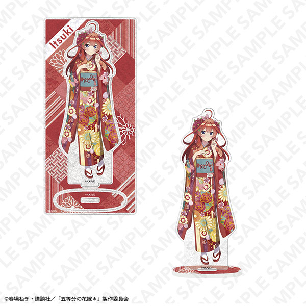 五等分の花嫁　アクリルスタンド　切り取り絵 五等分の花嫁*」グリッターアクスタプレート 中野五月[KADOKAWA]《09