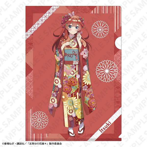 「五等分の花嫁*」A4クリアファイル 振袖Ver. 中野五月[KADOKAWA]《０９月予約》