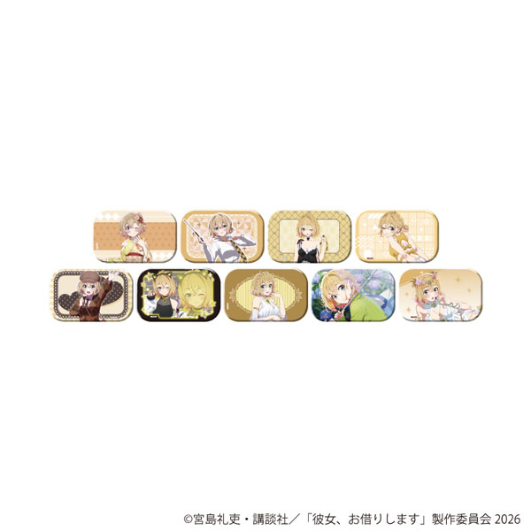 スクエア缶バッジ「TVアニメ『彼女、お借りします』」02/七海麻美