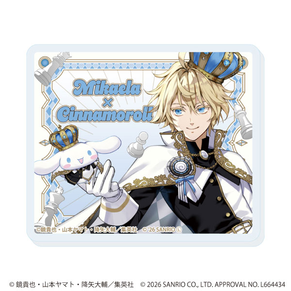 アクリルプレートバッジ「終わりのセラフ×サンリオキャラクターズ」02