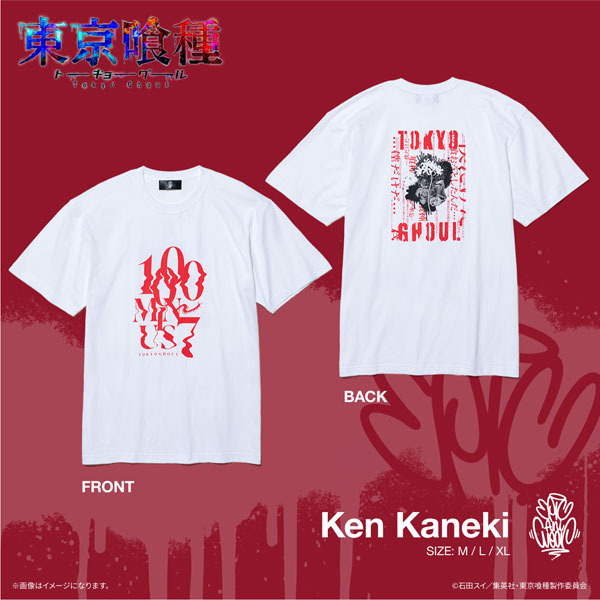 ※非売品※ 東京喰種 金木研 Tシャツ Lサイズ TVアニメ『東京喰種トーキョーグール』 EpicAniWear 金木研モチーフ