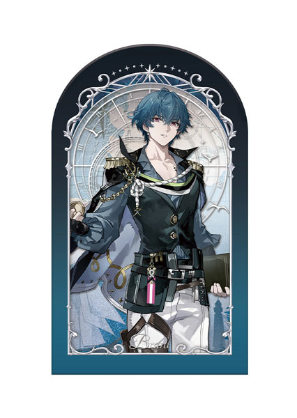 究極品質　異世界に瞬く蒼光流星　幻のブルーメテオシラーブラックフローライト 限定販売】鳴潮『蝕光守辰』シリーズ アクリル流砂ブロック ブラント