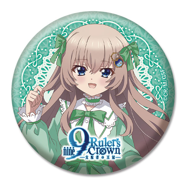 9-nine- Ruler's Crown 描き下ろし缶バッジ 九條都[ペンギンパレード