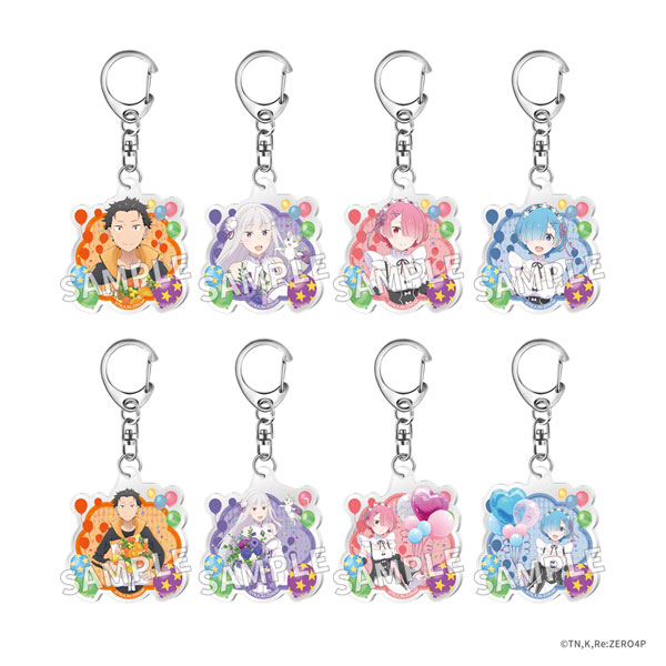 Re：ゼロから始める異世界生活」トレーディングアクリルキーホルダー