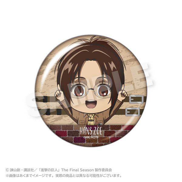 進撃の巨人 ぽいんつ缶バッジ ハンジ・ゾエ[ステラノーツ]《09月予約》