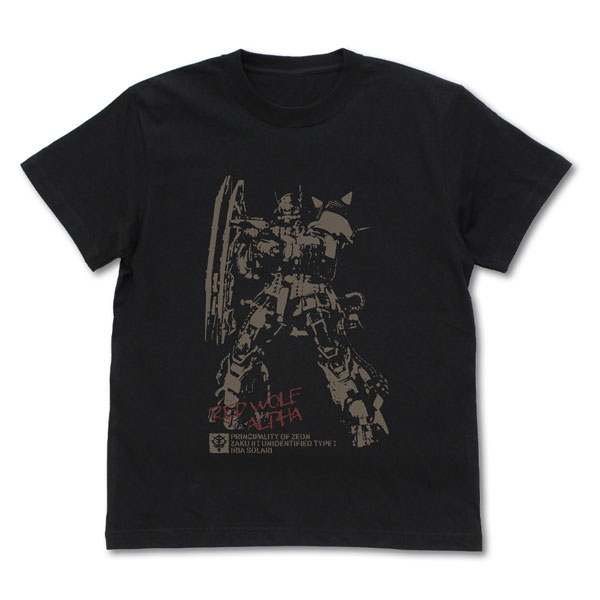 機動戦士ガンダム 復讐のレクイエム 無識別型ザクII ソラリ機 Tシャツ/BLACK-XL[コスパ]《１０月予約》