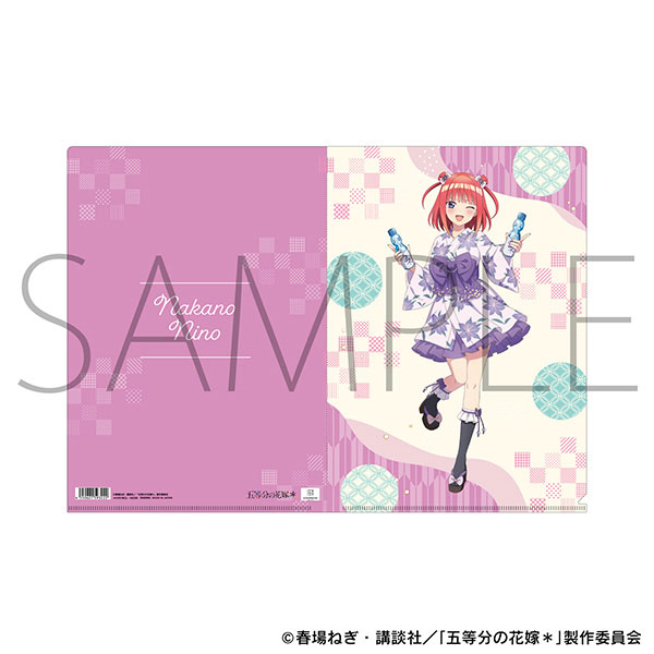 五等分の花嫁* クリアファイル 中野二乃[ムービック]《０８月予約》