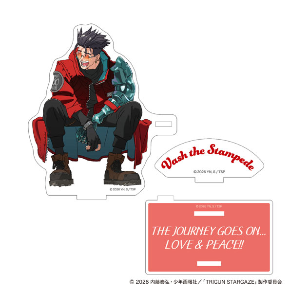 トライガン　アクリルスタンド TRIGUN STARGAZE アクリルスタンド ヴァッシュ 完結記念ver
