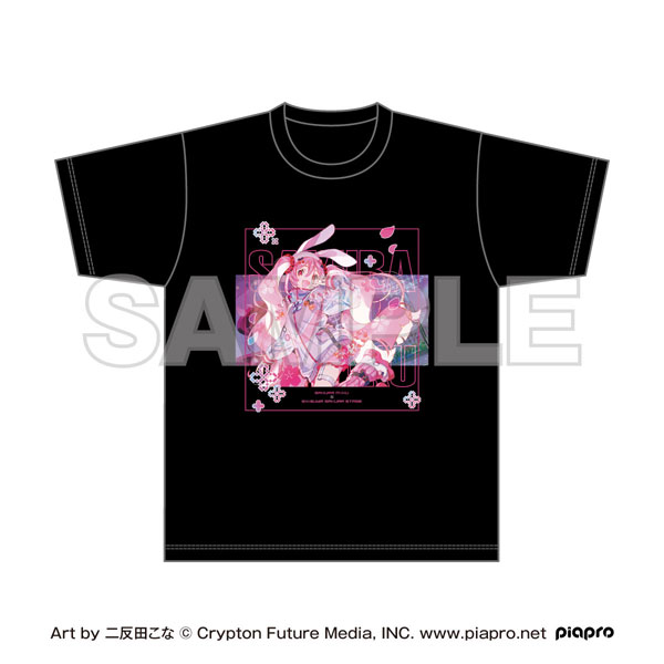 桜ミク×Shibuya Sakura Stage」 フルカラーTシャツ Art by 二反田こな