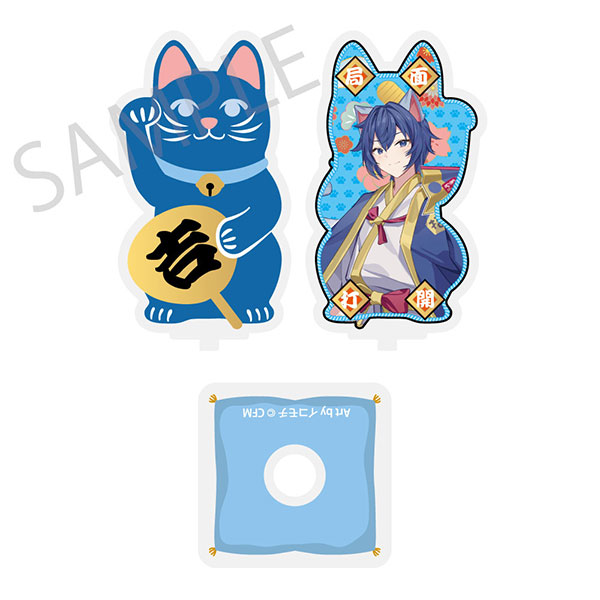 初音ミク×招き猫×真夏の熊谷」 まわるダイカットアクリルスタンド