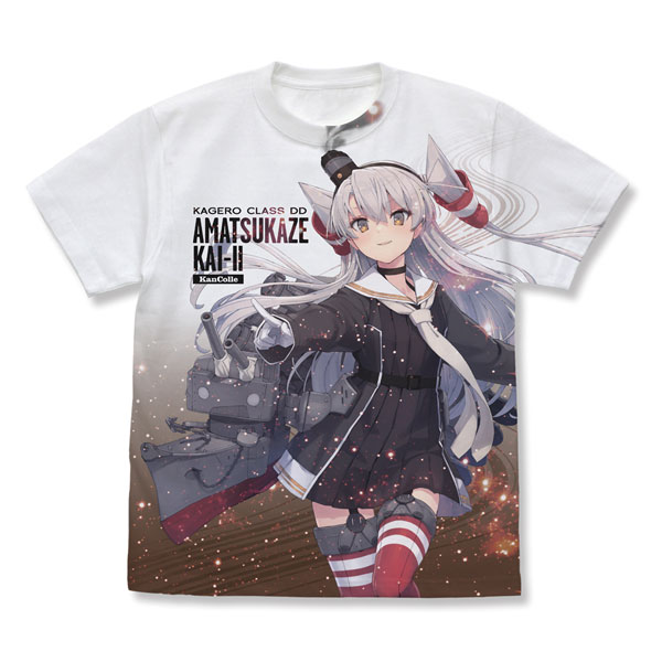 艦隊これくしょん -艦これ- 天津風改二 フルグラフィックTシャツ/WHITE-XL[コスパ]《１０月予約》