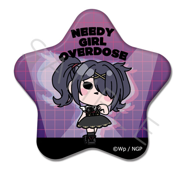 アニメ「NEEDY GIRL OVERDOSE」 星型缶バッジ B(あめちゃん)[シンク