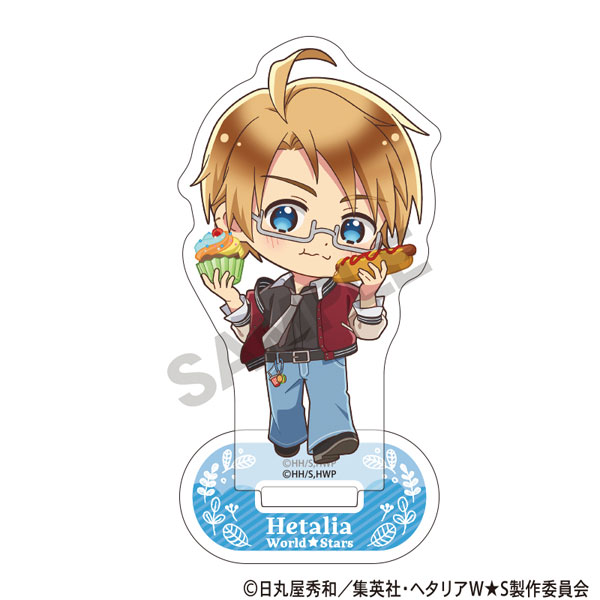 ヘタリア World☆Stars アクリルスタンド アメリカ 食べ歩きグルメ