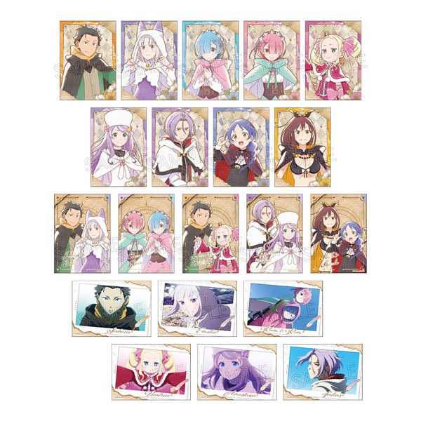 Re：ゼロから始める異世界生活 ミニブロマイド 10個入りセット
