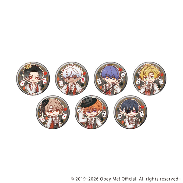 缶バッジ「Obey Me！ Nightbringer」49/トランプver. レトロアート