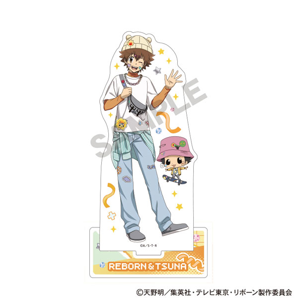 家庭教師ヒットマンREBORN！ 箔押しアクリルスタンド リボーン＆沢田