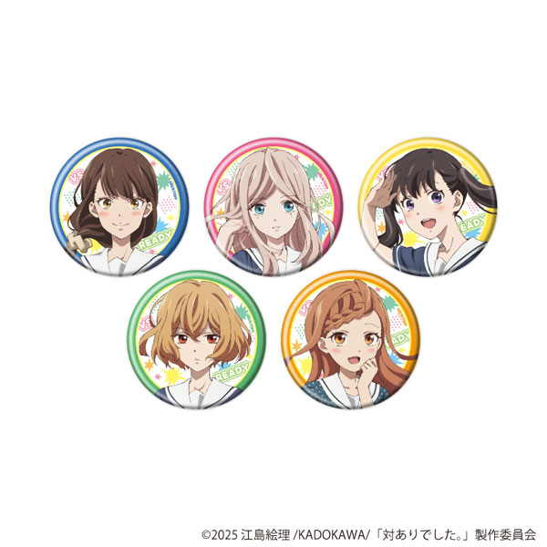 缶バッジ「TVアニメ『対ありでした。～お嬢さまは格闘ゲームなんて