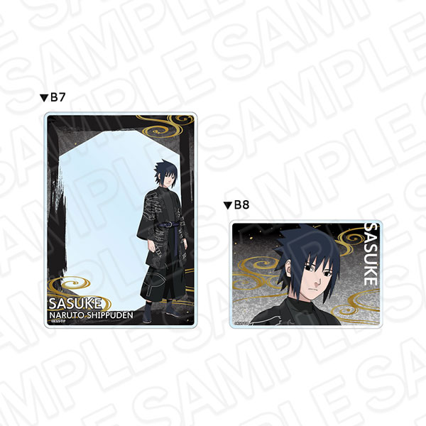 NARUTO-ナルト- 疾風伝 硬質カードケース うちはサスケ ブラックコーデ