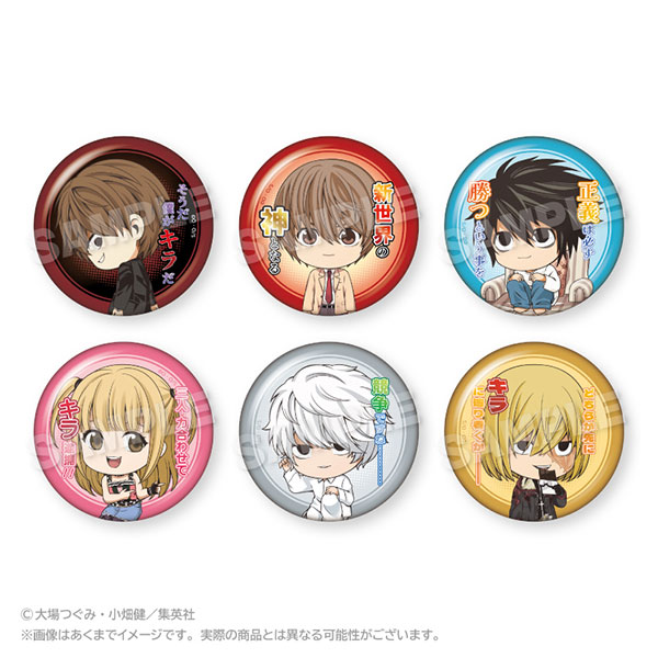 DEATH NOTE トレーディング缶バッジ 名シーンver.2 6個入りBOX[ステラ