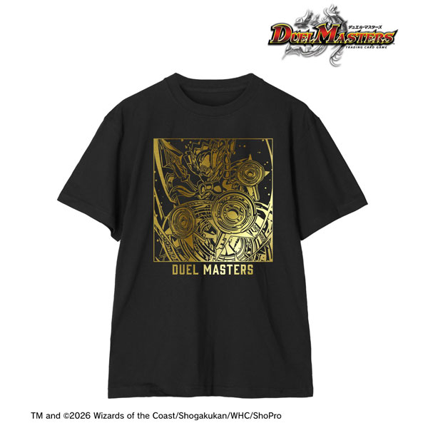 デュエル・マスターズ 真気楼と誠偽感の決断 箔プリントTシャツ メンズ