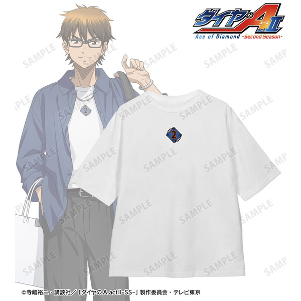 ダイヤのA 御幸 一也 ラグランTシャツ ダイヤのA actII -Second Season-』 描き下ろし 御幸一也 私服