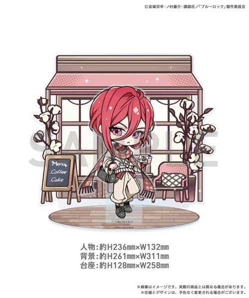 ブルーロック ユニリーバ 千切豹馬 Bコース アクリルジオラマ アクリルスタンド ブルーロック 3rd ed アクリルジオラマ 千切豹馬[SIXBYSIX]《09月予約》
