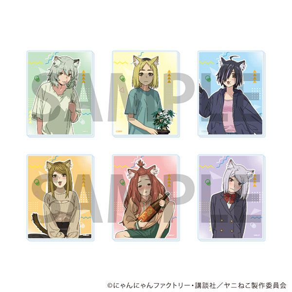 アクリルカード「TVアニメ『ヤニねこ』」01/公式イラスト 6個入りBOX