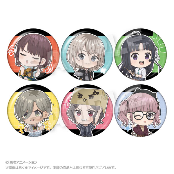 ガールズバンドクライ　1st ファンブック　ゲーマーズ特典　缶バッジ　6個 ガールズバンドクライ トレーディング名シーン缶バッジ 6個入りBOX