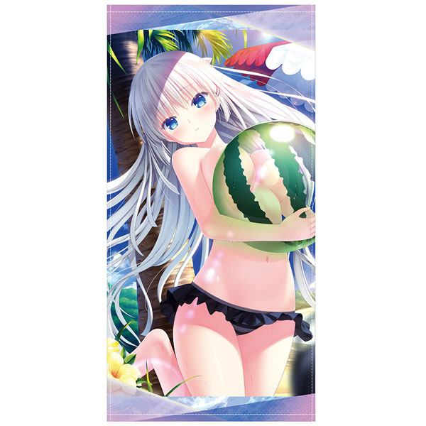 Summer Pockets REFLECTION BLUE 鳴瀬しろは 120cmビッグタオル 水着