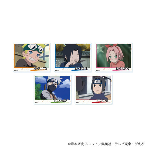 ミニアクリルプレート「NARUTO-ナルト- 疾風伝」08/場面写イラスト 5個