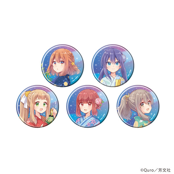 缶バッジ「恋する小惑星」04/七夕ver. 描き下ろしイラスト 5個入りBOX