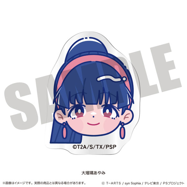 プリティーリズム メモ帳 あやみ プリティーリズム・ディアマイフューチャー」 お顔クリップ D 大瑠璃