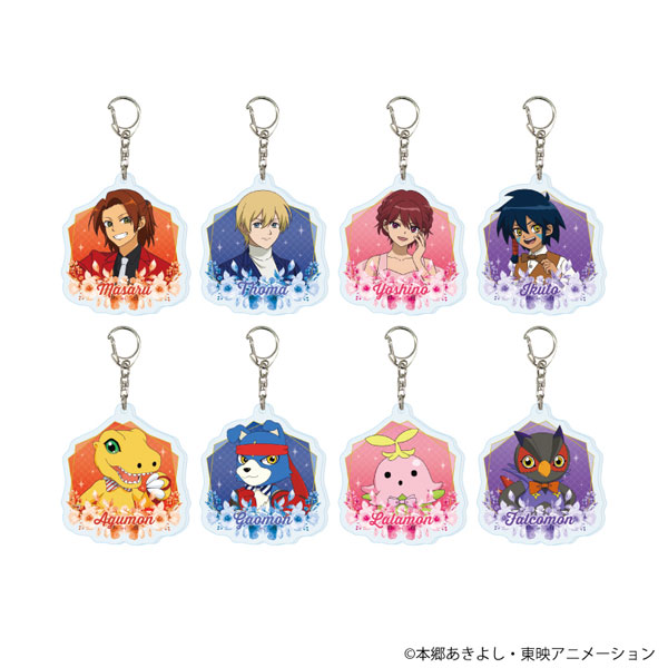 デジモン イースター アクリルキーホルダー コンプリート アクリルキーホルダー「デジモンセイバーズ」01/描き下ろしイラスト 8