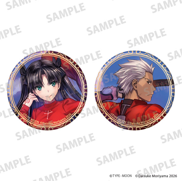 匿名配送/Fate/staynight アーチャー&ランサー　ポスター&缶バッジ Fate/stay night[Unlimited Blade Works]」缶バッジセット A[KADOKAWA