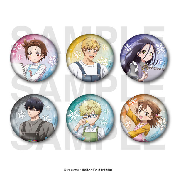 メダリスト モノクロイラスト缶バッジ 司 TVアニメ「メダリスト」トレーディングメタリック缶バッジ 描き下ろし