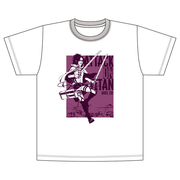 進撃の巨人 Tシャツ Fighting ver. ハンジ・ゾエ (Mサイズ)[キャラバン