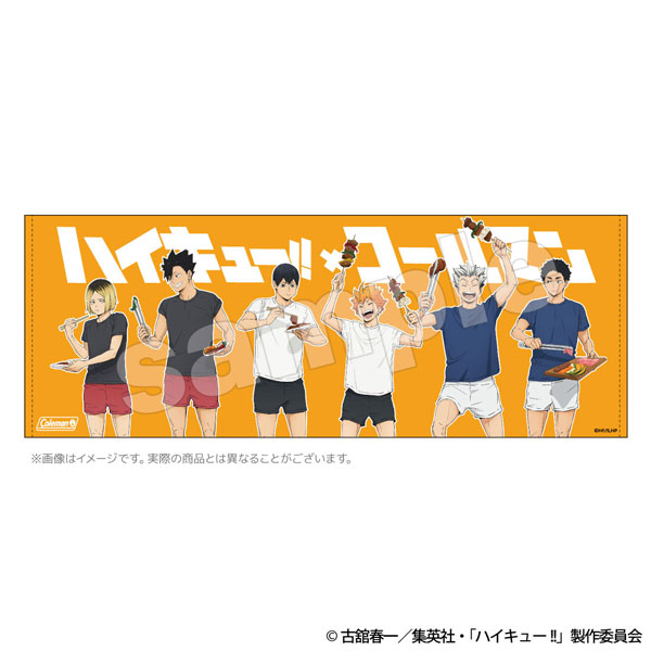 ハイキュー！！ 合宿BBQ フェイスタオル[アクロス]《10月予約》