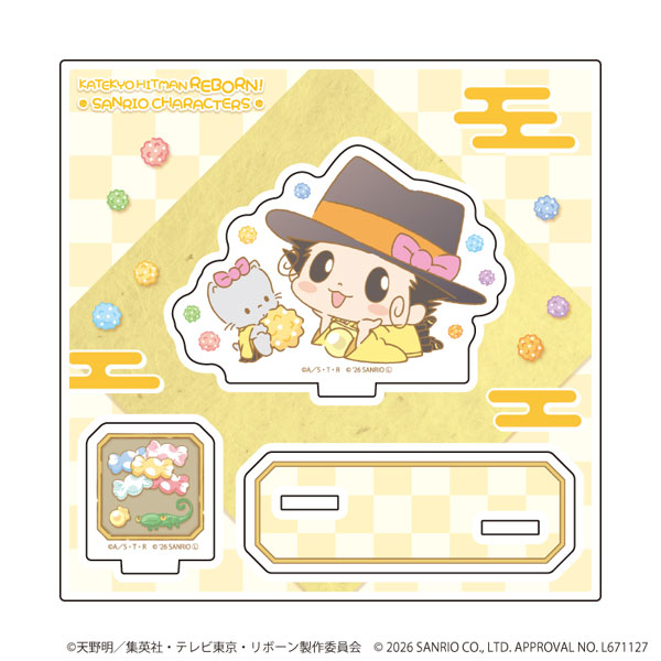 アクリルスタンドプレート 家庭教師ヒットマンREBORN！×SANRIO