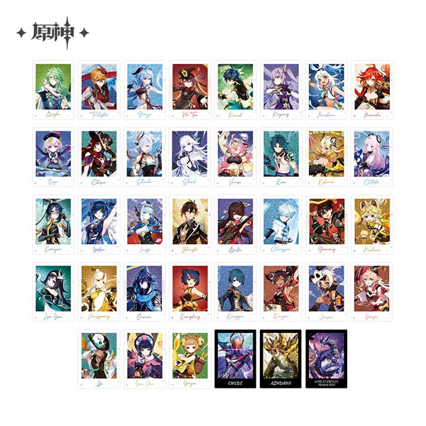 原神 キャラコレクションカード Aセット[miHoYo]《発売済・在庫品》