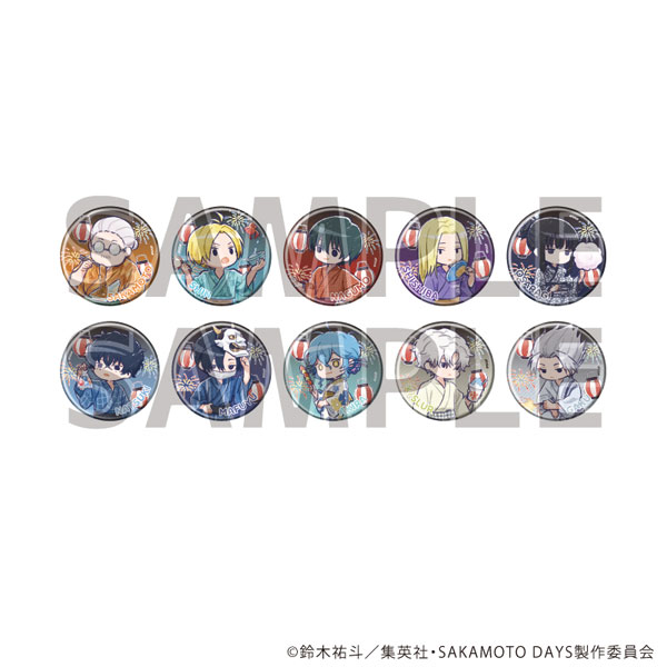 缶バッジ「SAKAMOTO DAYS」29/夏祭りver. グラフアートイラスト 10個