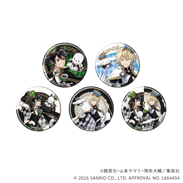 マット加工缶バッジ(57mm)「終わりのセラフ×サンリオキャラクターズ