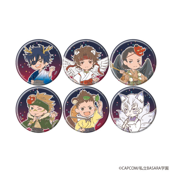 缶バッジ「学園BASARA」32/百鬼夜行ver. グラフアートイラスト 6個入り