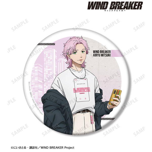 TVアニメ『WIND BREAKER』 描き下ろし 桐生三輝 夏服ver. BIG缶バッジ