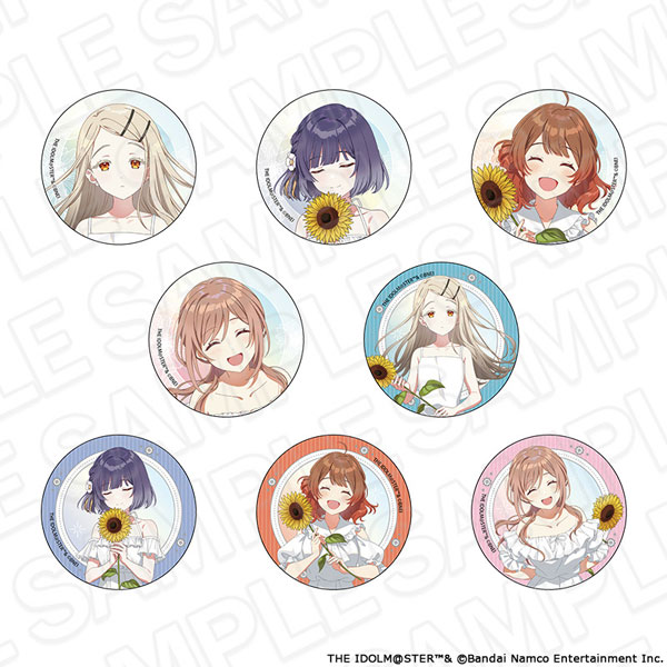 学園アイドルマスター カンバッジ(ランダム)B sunflower ver. 8個入り
